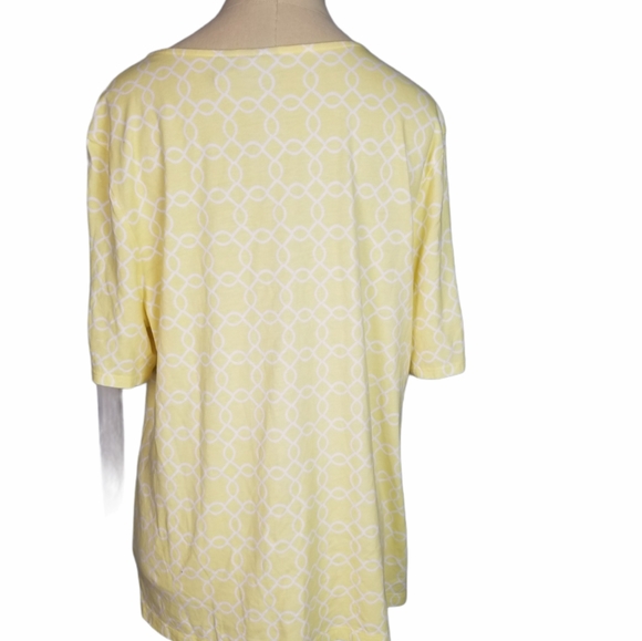 Chicos Women's Short Sleeve Round Neck Shirt T-Shi - Picture 3 of 4